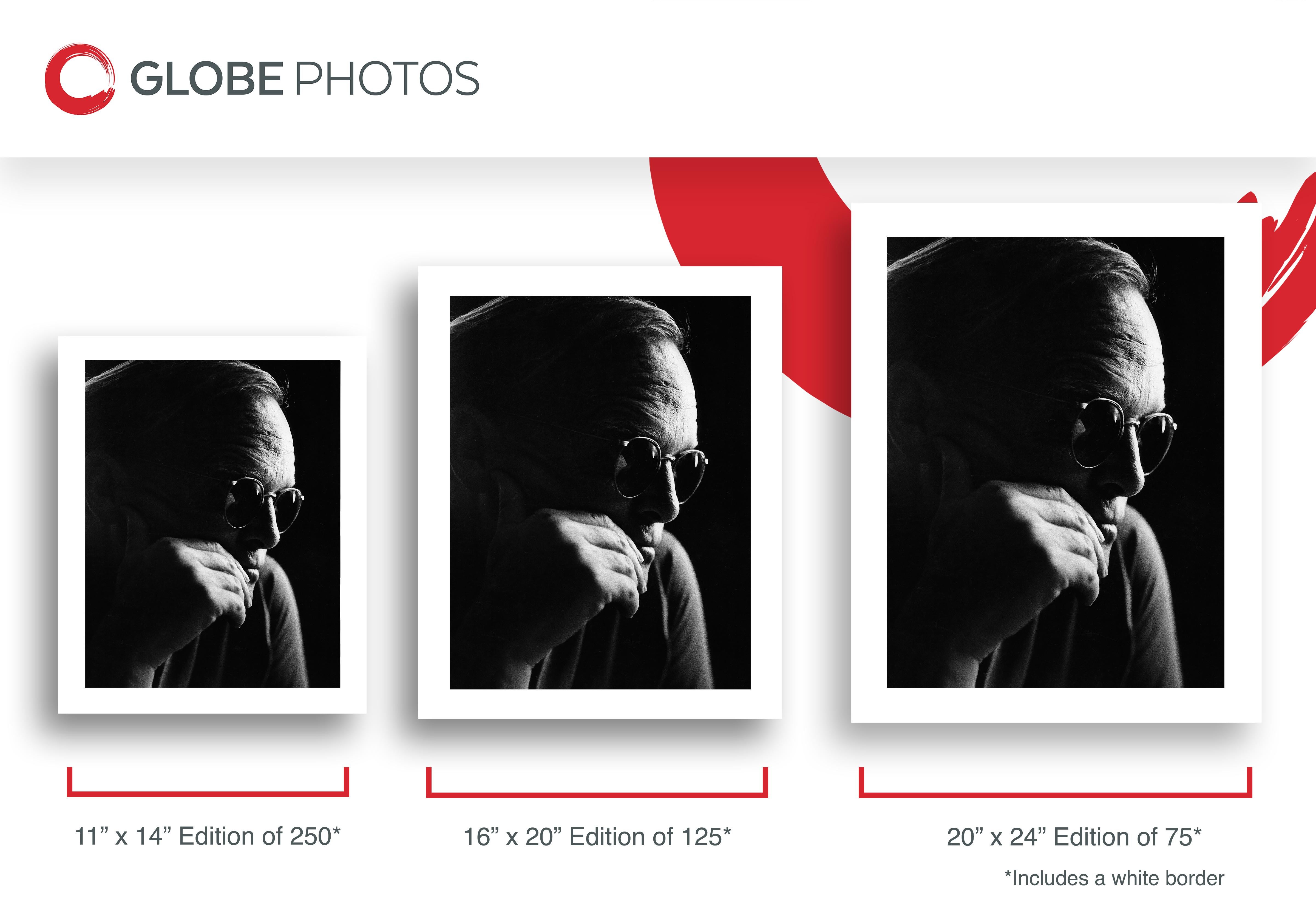 Truman Capote: Artistic Portrait in Glasses - Contemporary Photograph by Unknown