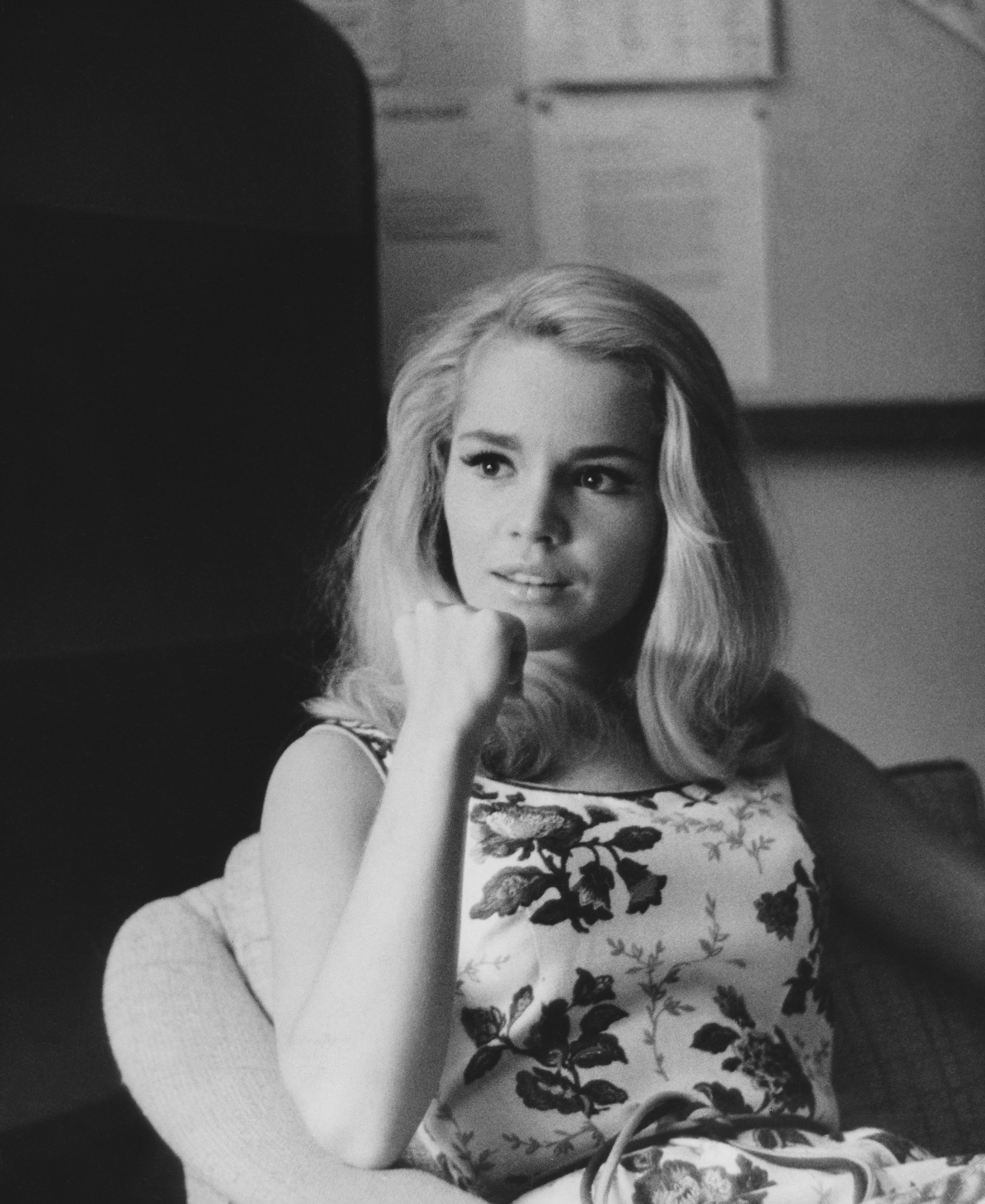 Unknown Black and White Photograph - Tuesday Weld Candid Fine Art Print