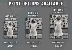 Twiggy Mod Profile in Hood Globe Photos Fine Art Print