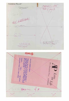 Due ritratti iconici di Federico Fellini tratti da "Satyricon"... - Fotografia - 1960