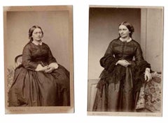 Two Photographic Portraits of Clara Schumann - 1860s