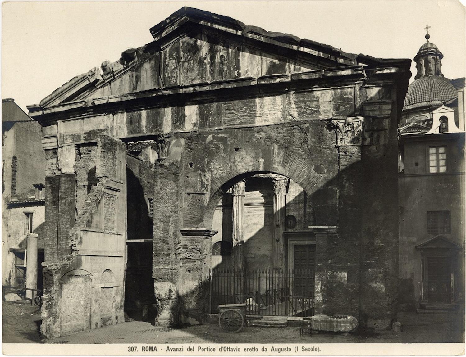 Unknown Landscape Photograph - Two Vintage Views of the Ghetto in Rome by Studio Vasari - 1920s