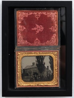 Untitled (Family) - Vintage Ambrotype, Anonymous, 19th Century, Unique