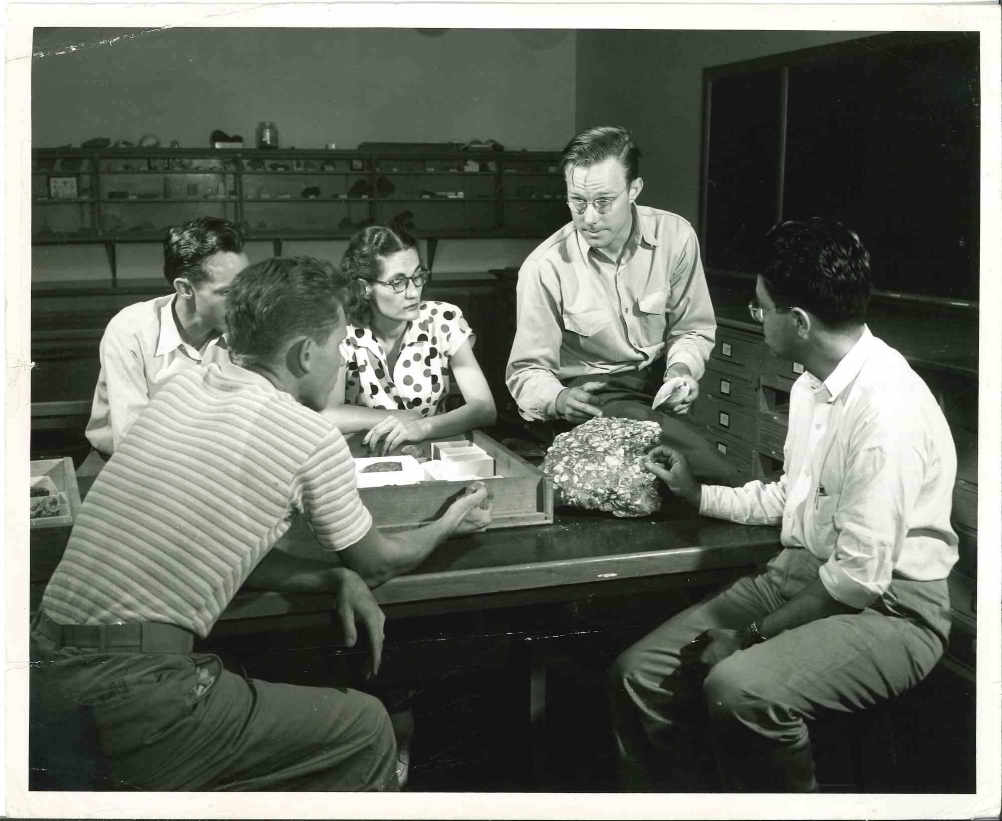 US U.S. College - Amerikanische Vintage-Fotografie - Mitte des 20. Jahrhunderts