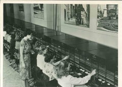 U.S. Telephone System – Vintage-Fotografie – Mitte des 20. Jahrhunderts