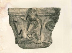 Vase avec relief - Photo d'époque - Début du 20e siècle