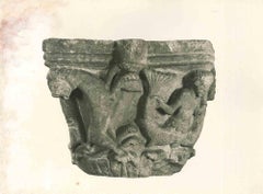 Vase avec relief - Photo d'époque - Début du 20e siècle