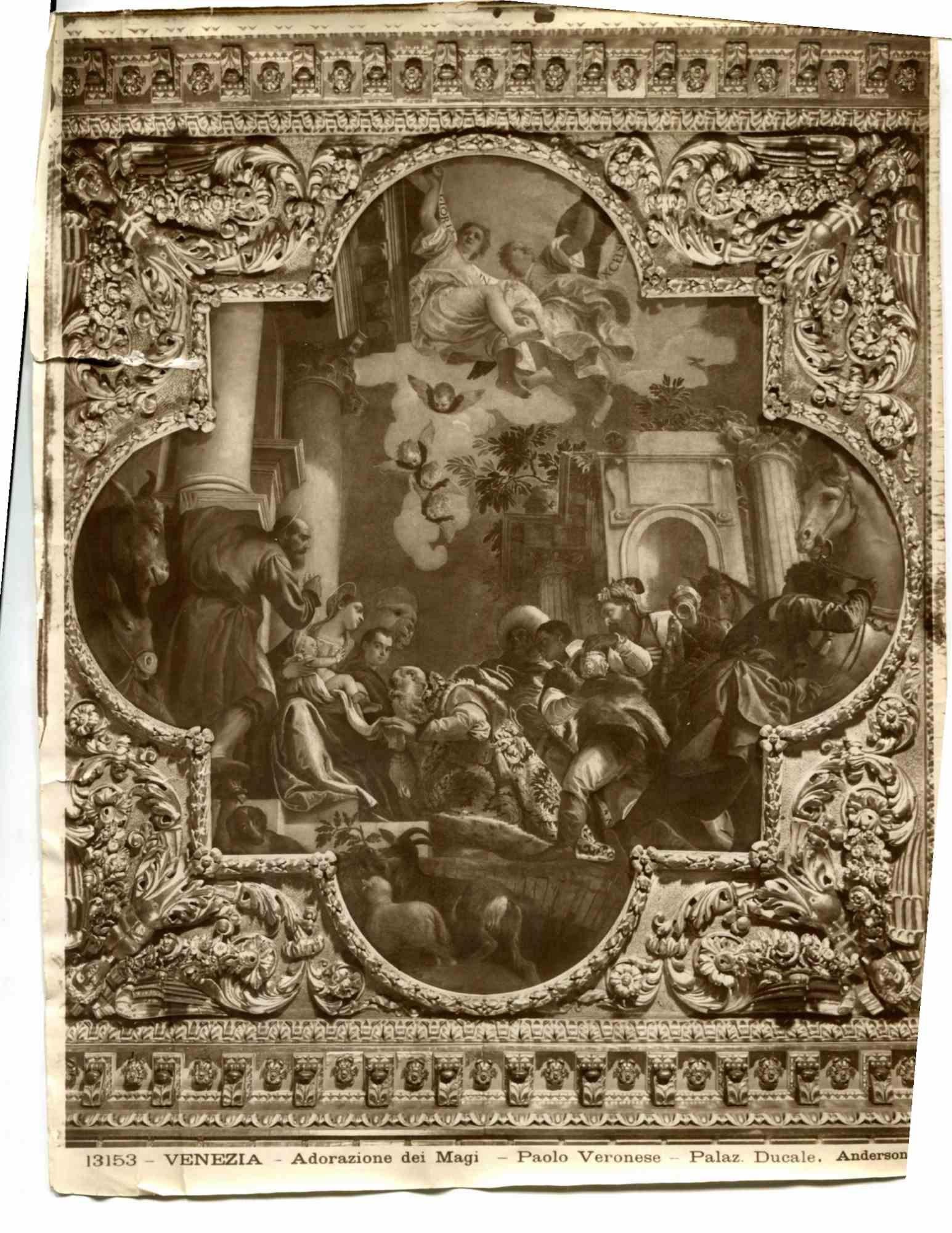 Unknown Figurative Photograph - Venice - Adoration of the Magi - Vintage Photo - Early 20th Century