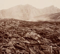 Vesuvius. Vast lava rock landscape