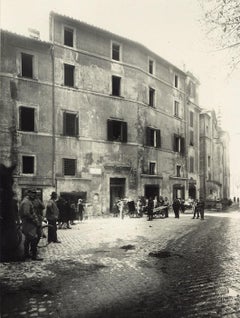 Via di Monte Savello - Disappeared Rome - Antique Photo 1920s