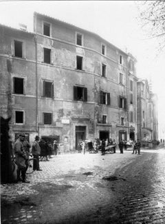 Used Via Monte Savello - Disappeared Rome -  b/w Photograph - 1930s