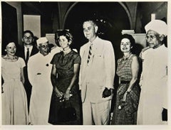 Vice President Lyndon B. Johnson in India - Vintage Photograph - 1960s