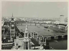 Ansicht aus dem Victoria Tower – Londoner Foto – Vintage-Fotografie – 1960er Jahre