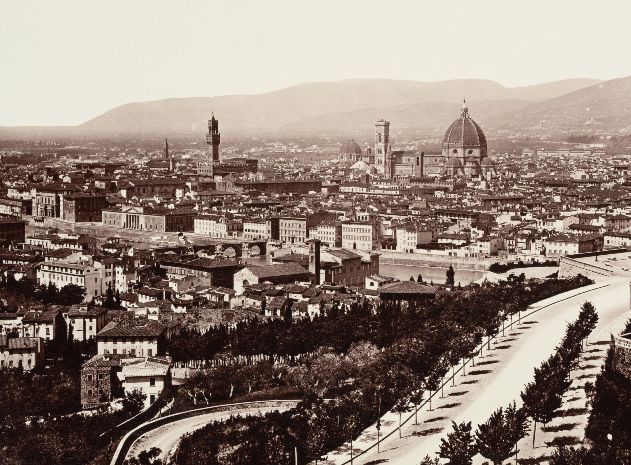 View of Florence - Photograph by Fratelli Alinari