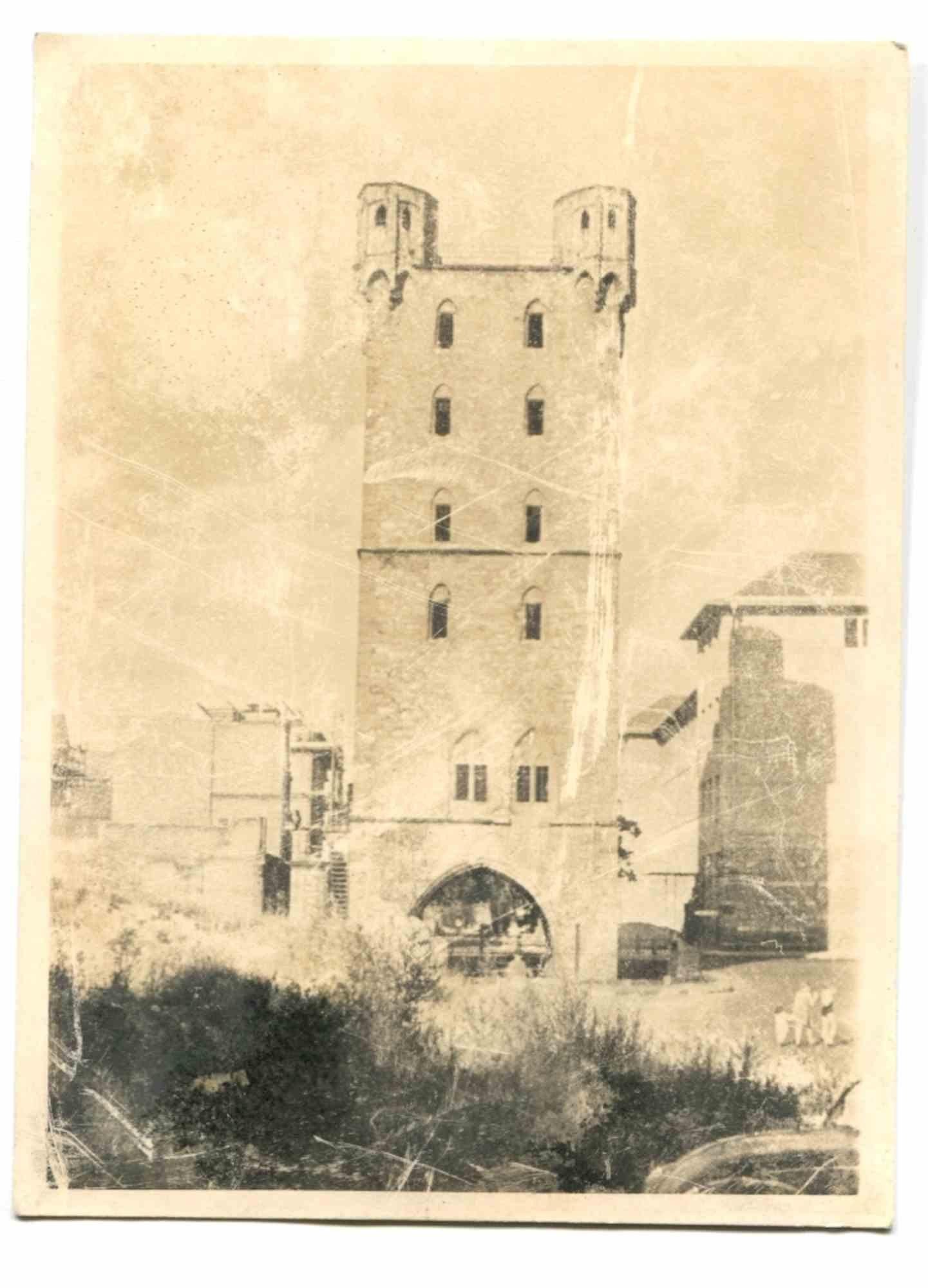 Vue de la porte de Marli à Verdun - Photographie - Milieu du XXe siècle
