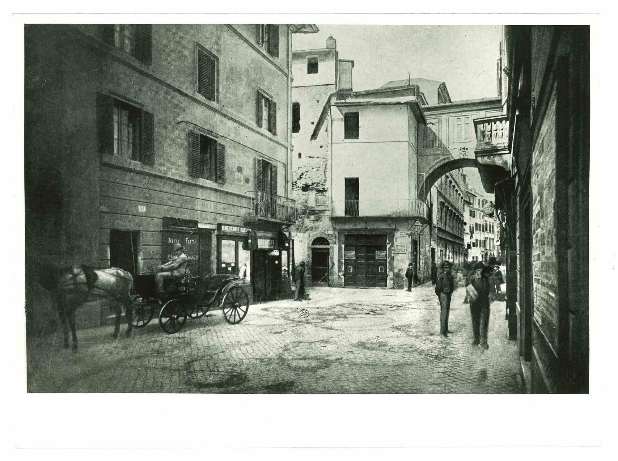 Unknown Landscape Photograph - View Of Rome - Vintage Photograph - Early 20th Century