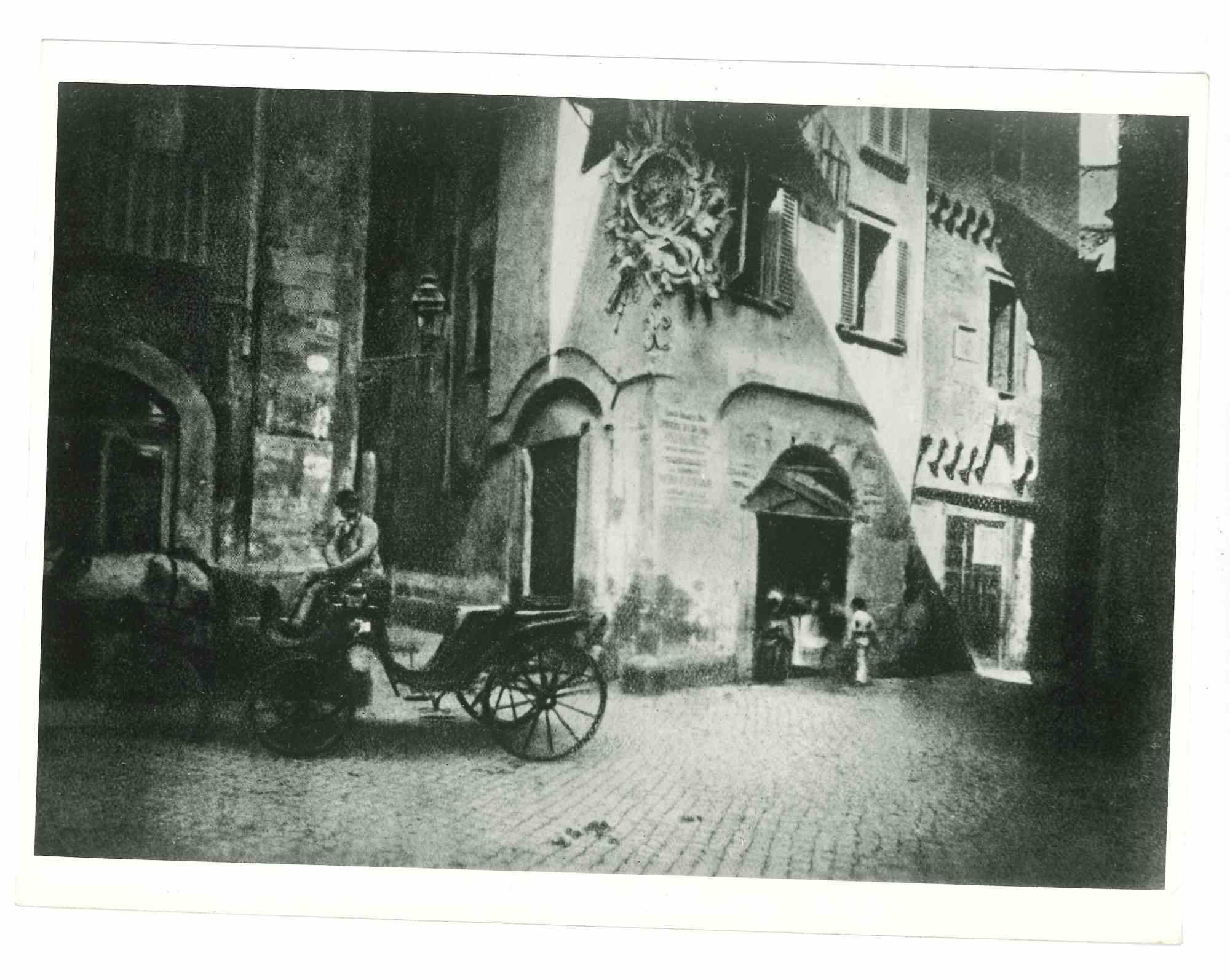 Landscape Photograph Unknown - View Of Rome - Photographie vintage - Début du 20e siècle