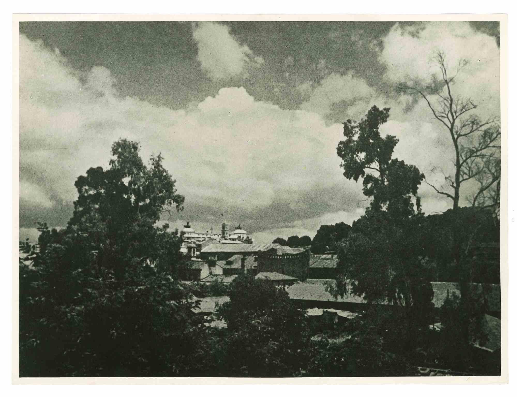 Landscape Photograph di Unknown - Vista di Roma - Fotografia d'epoca - Inizio XX secolo