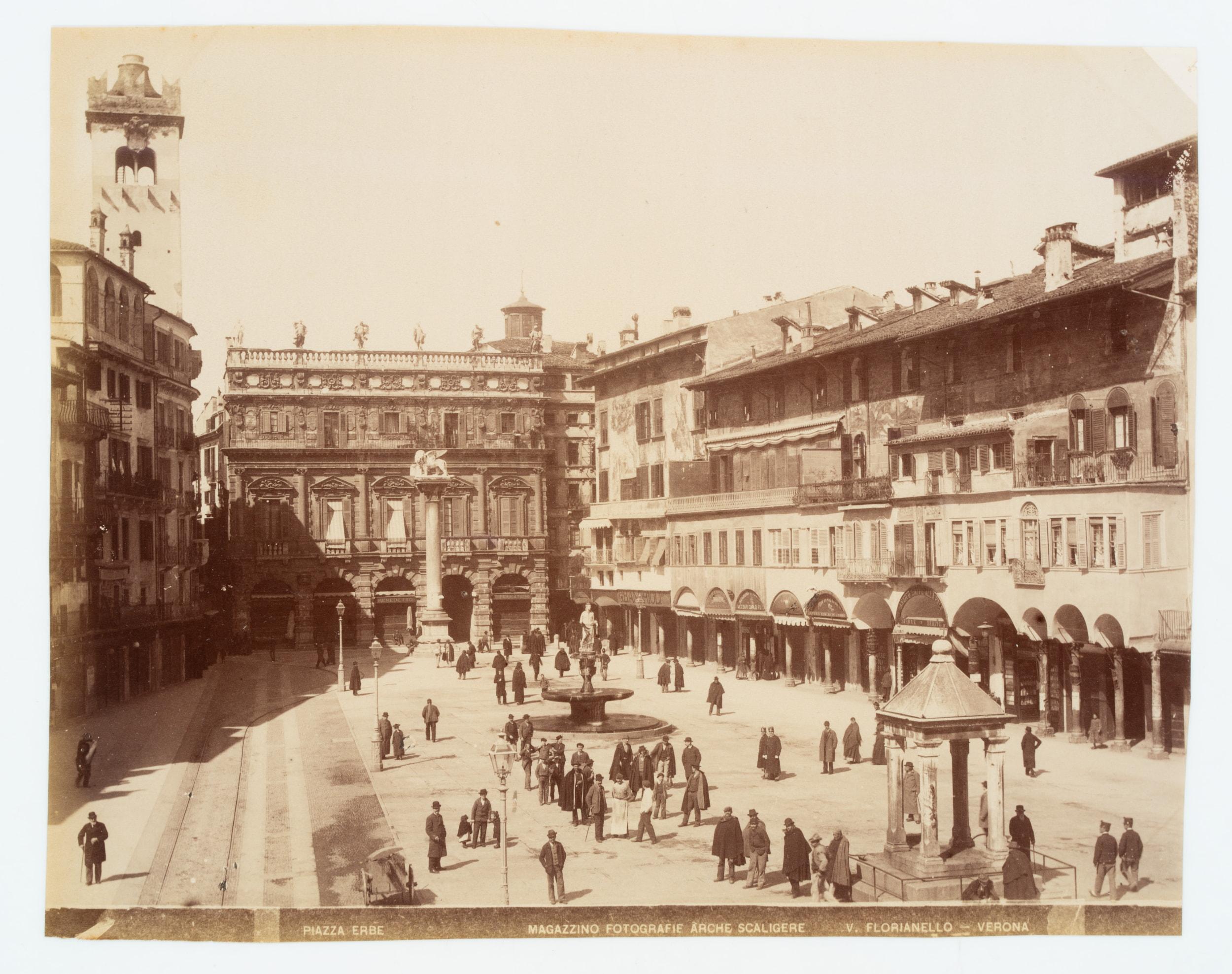 View over the Piazza delle Erbe, Verona For Sale 1