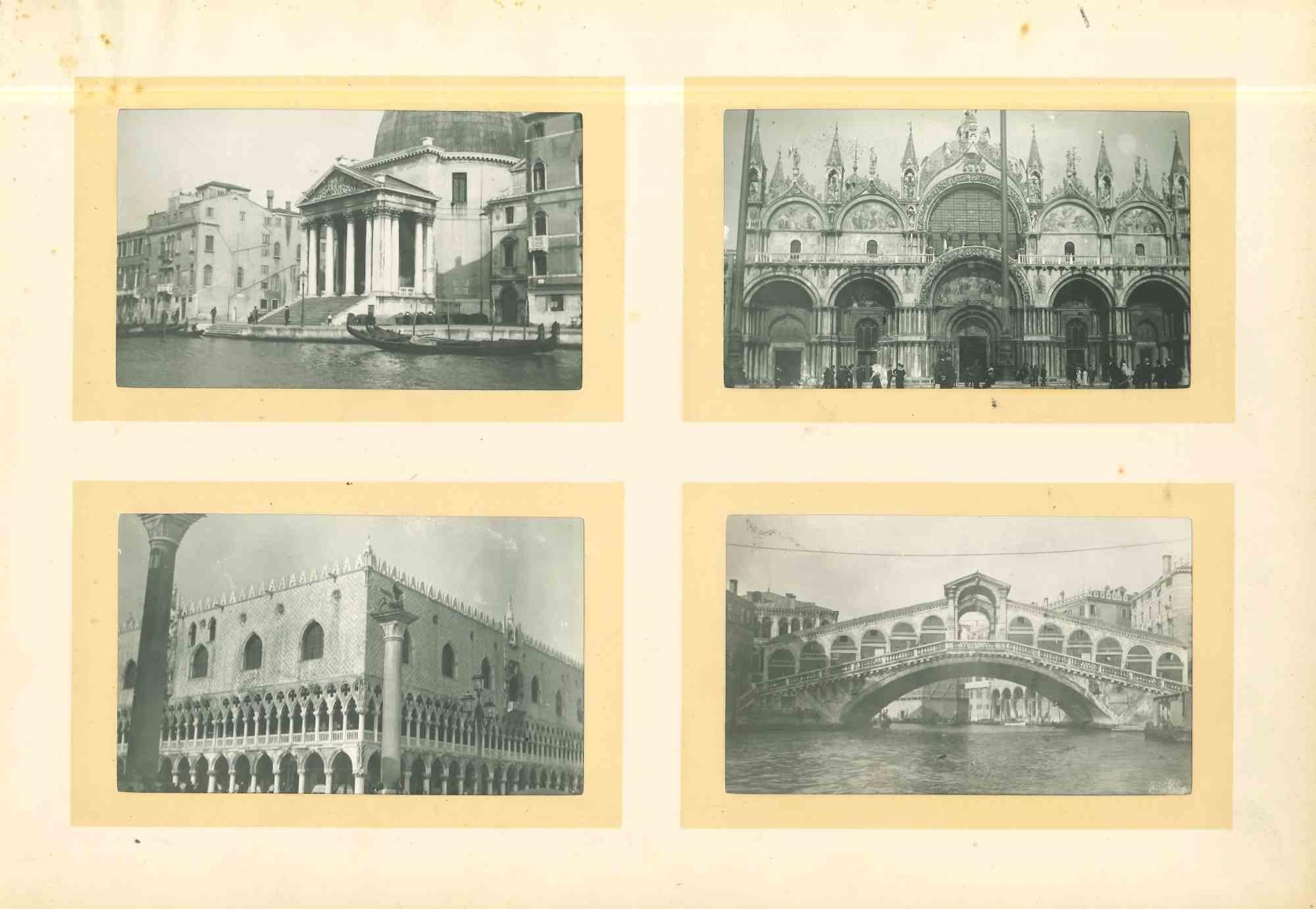 Views of Venice - Vintage Photograph - Early 20th Century - White Figurative Photograph by Unknown