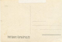 Vintage Autographed Postcard by Gregory Peck - 1950s