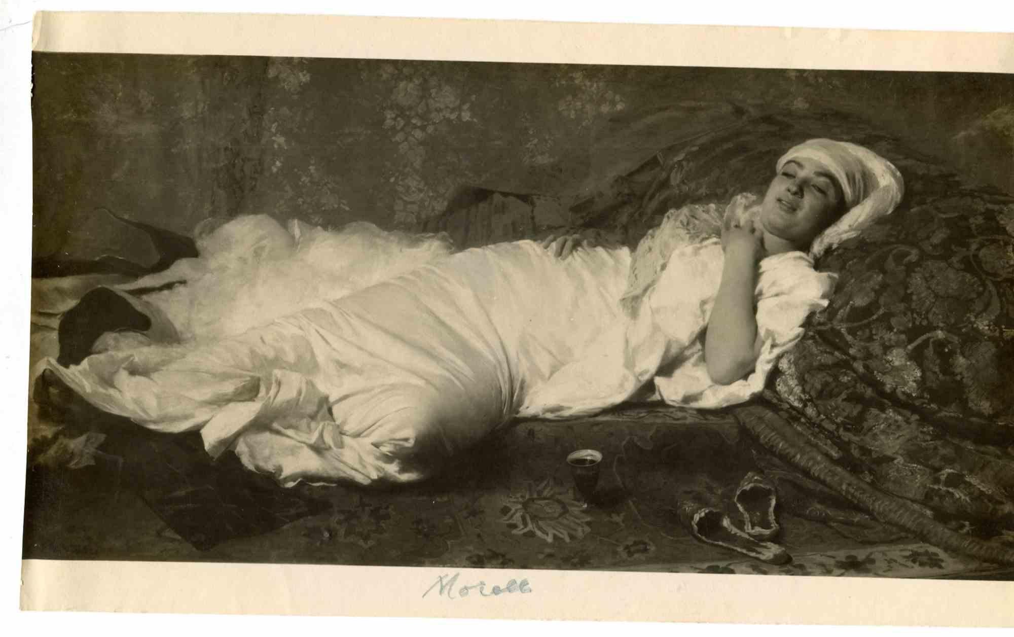 Unknown Figurative Photograph - Vintage Photo of Painting by Domenico Morelli - Early 20th Century