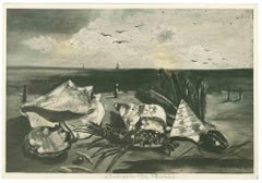 Foto d'epoca di un dipinto di Filippo De Pisis - Natura morta - Inizio XX secolo