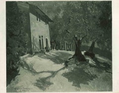 Vintage Photograph of a Painting by Beppe Guzzi - Mid-20th Century