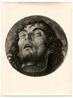 Vintage Photograph of John the Baptist by Bellini  - Early 20th Century