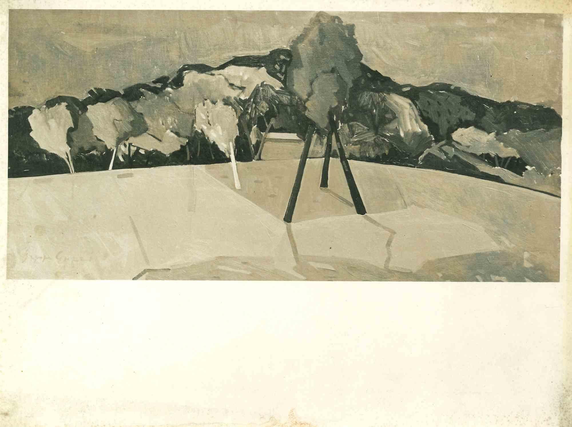 Vintage Photograph of Painting - Mid 20th Century