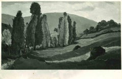 Photographie de peinture vintage - Milieu du XXe siècle