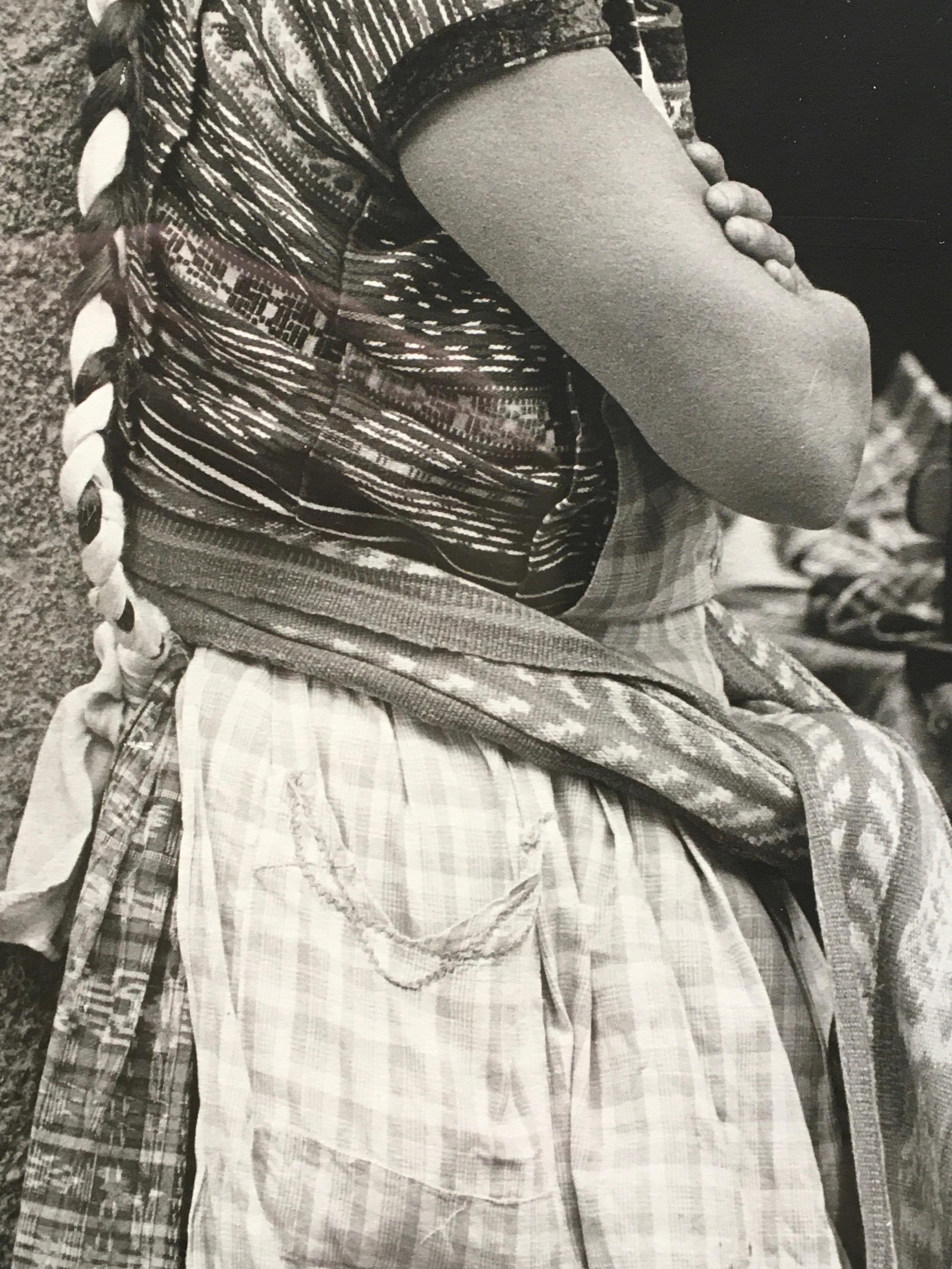  'Vintage Portrait of an Indigenous Woman', Unknown, Black & White Photograph For Sale 3