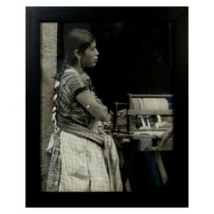  'Vintage Portrait of an Indigenous Woman', Unknown, Black & White Photograph
