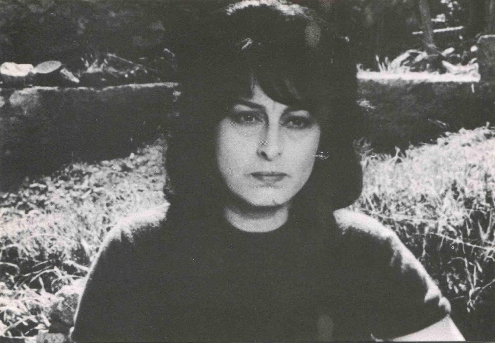 Unknown Black and White Photograph - Vintage Portrait of Anna Magnani - 1960s