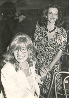 Vintage Portrait of Monica Vitti along with Giuliana De Sio by ANSA - 1980s