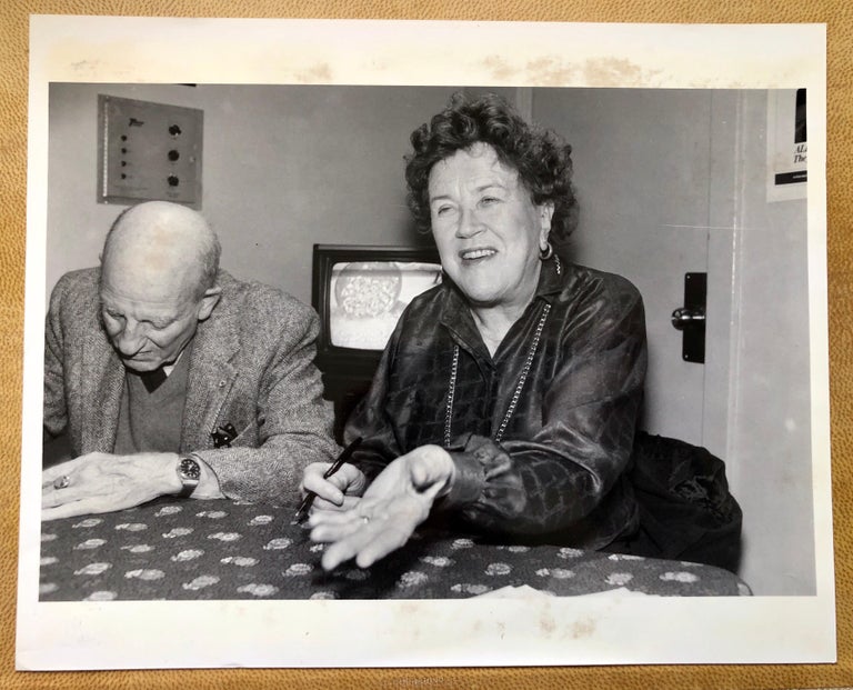 Vintage Silver Gelatin Photograph Print Chef Julia Child Photo from Archive  For Sale 2