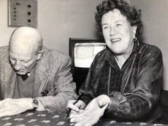 Vintage Silver Gelatin Photograph Print Chef Julia Child Photo from Archive