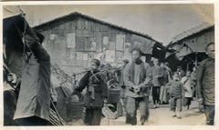 Vintage View of a street in Wuchon (China) - 1925