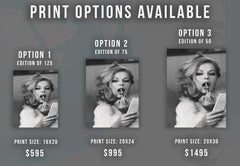 Virna Lisi Applying Makeup Fine Art Print