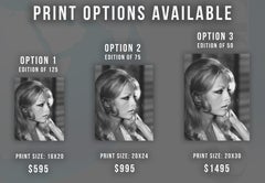 Virna Lisi Profile Portrait Fine Art Print