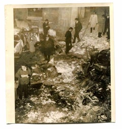 Krieg in Algerien – Explosion –  Historisches Foto – 1960er Jahre