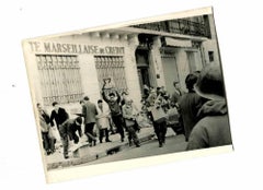 Krieg in Algerien – Manifestation – Historisches Foto  - 1960s