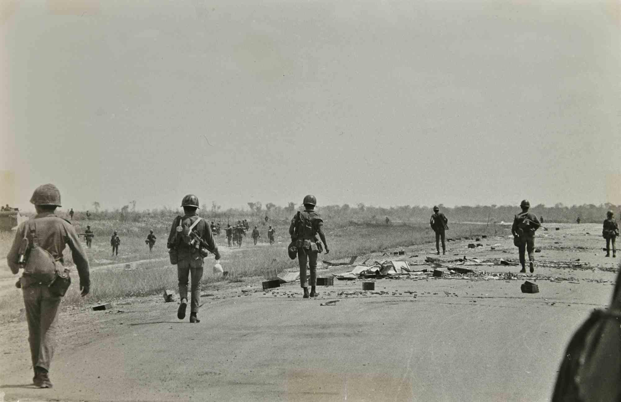 Unknown Figurative Photograph - War - Vintage Photograph - 1960s