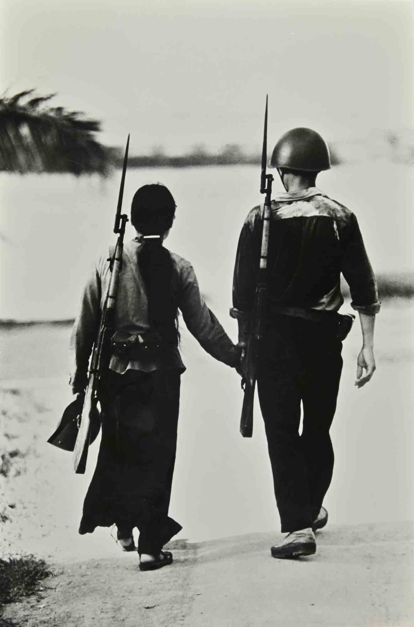 Unknown Figurative Photograph - War - Vintage Photograph - 1960s