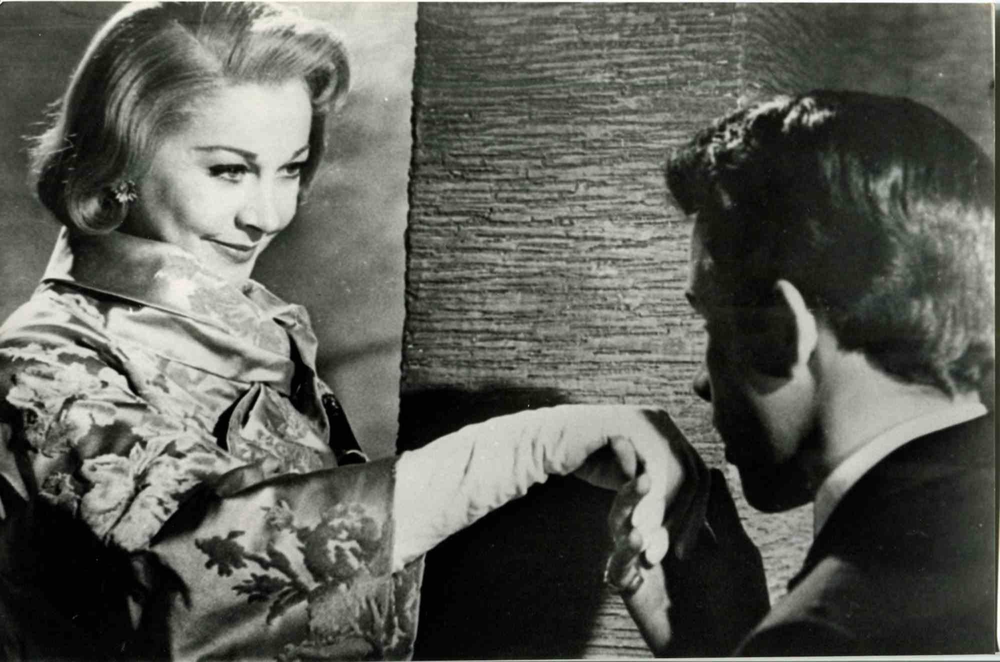 Unknown Portrait Photograph – Warren Beatty und Vivien Leigh – Foto – 1960er Jahre