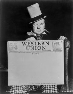 Vintage W.C. Fields: "Western Union" Fine Art Print