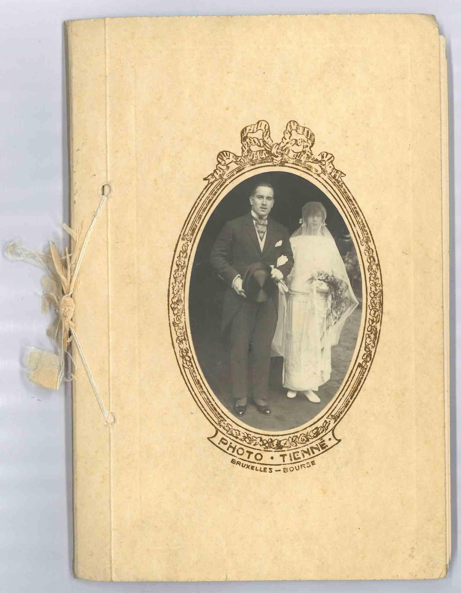 Unknown Figurative Photograph - Wedding - Vintage Photograph - 1923
