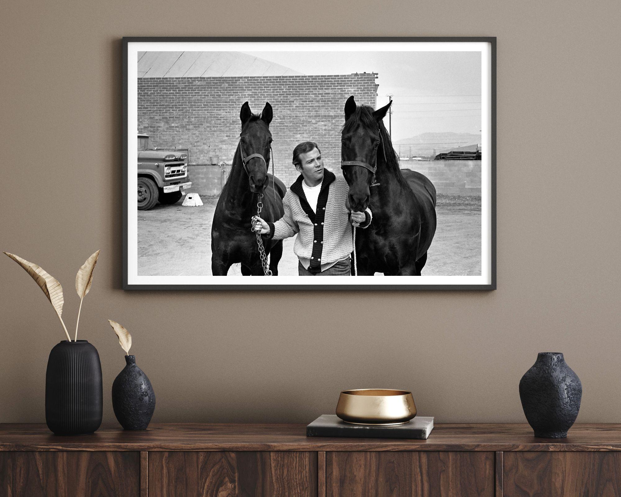 William Shatner and His Stallions - Photograph by Unknown