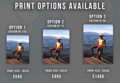 Wilt Chamberlain on a Boat Fine Art Print