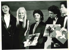 Winner of Sanremo (Anna Oxa, Fausto Leali, Toto Cutugno) -Photograph - 1980s